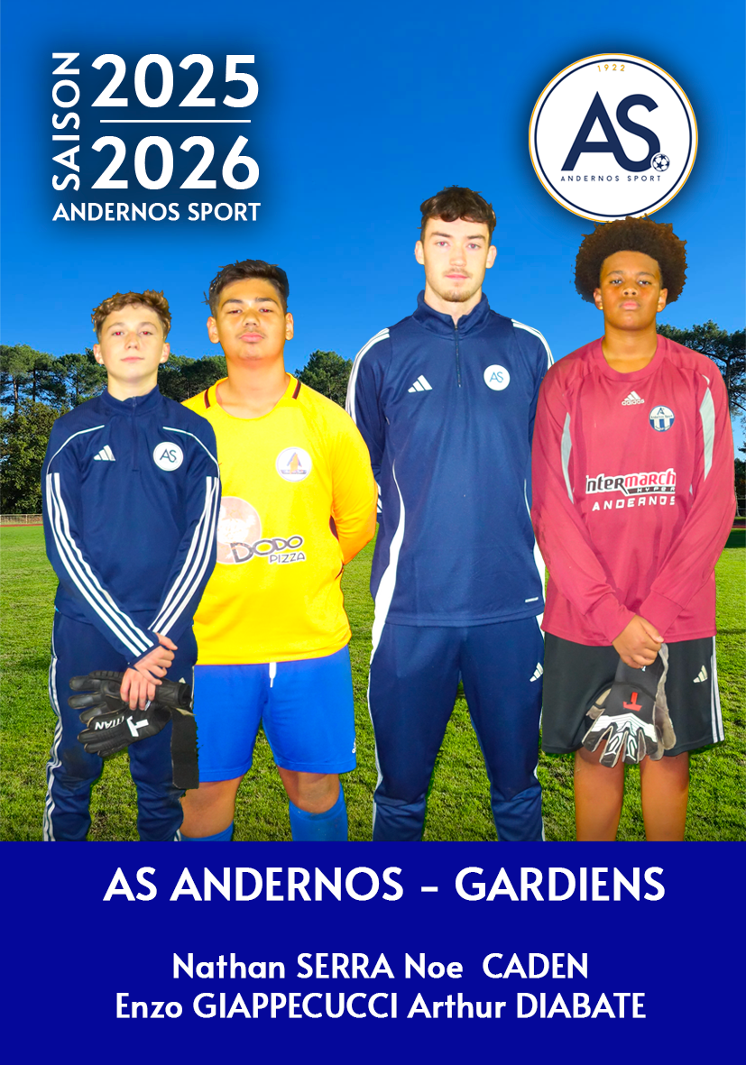 as-andernos-u15 - photo portrait joueur a gironde